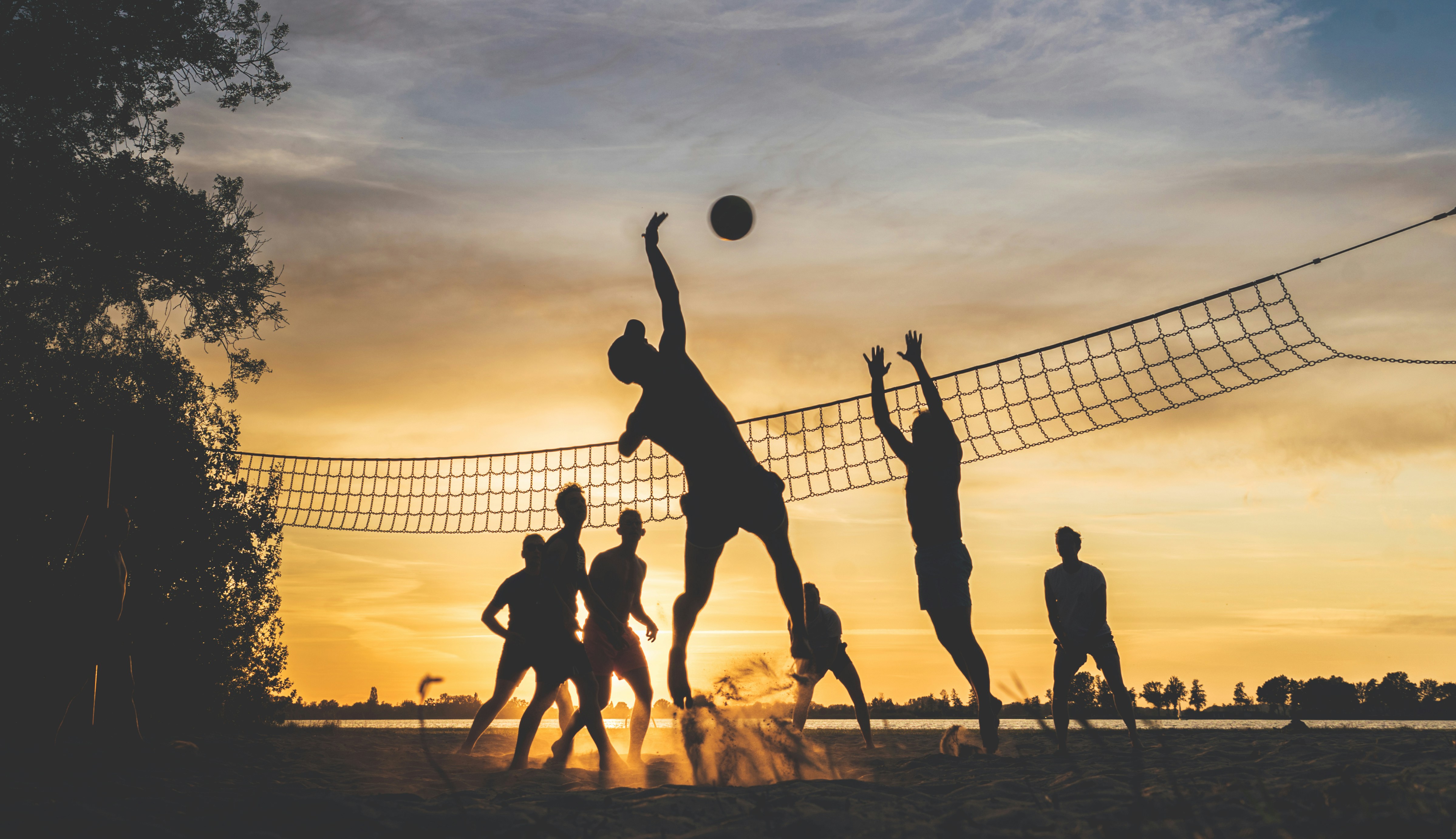 People staying active and enjoying sport together