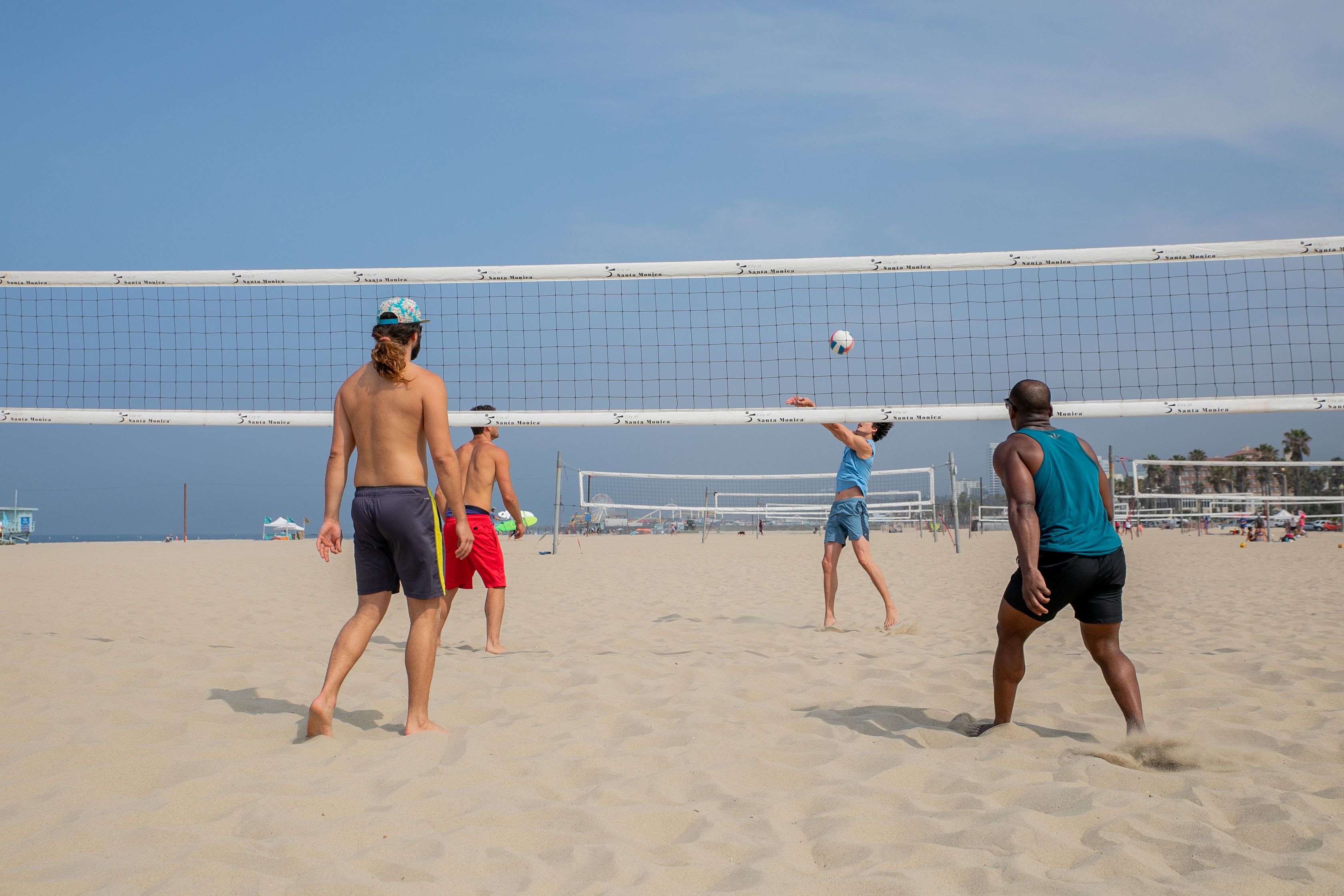 Volleyball players